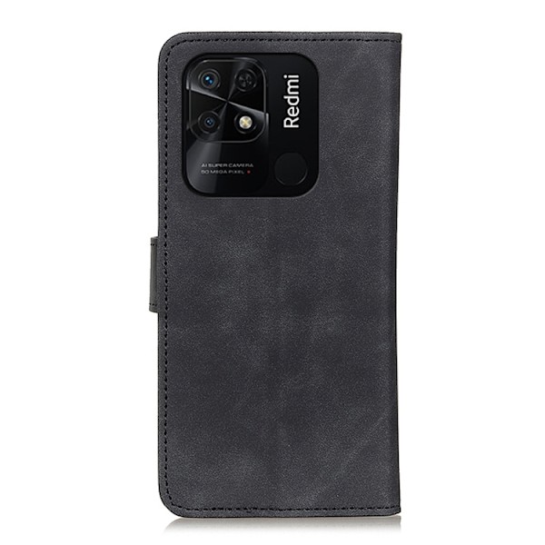 KHAZNEH Xiaomi Redmi 10C Fodral Retro Svart