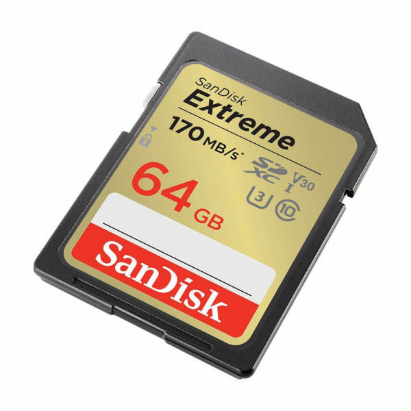 SanDisk SDXC Extreme 64 GB Minneskort