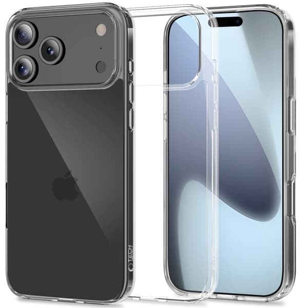 Tech-Protect iPhone 17 Pro Max Skal FlexAir Hybrid Transparent