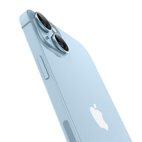 Spigen iPhone 15/15 Plus/14/14 Plus 2-PACK Optik.tR "Ez Fit" Linsskydd