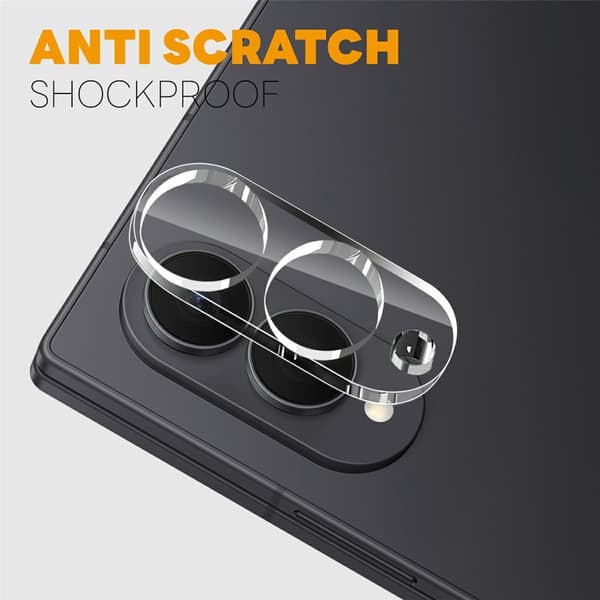 NORTHJO Samsung Galaxy Z Fold 8 2-PACK Linsskydd Härdat Glas