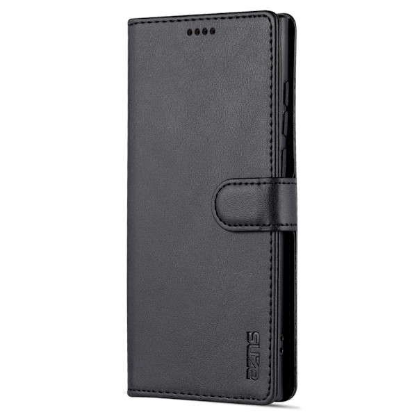 AZNS Samsung Galaxy S22 Ultra Fodral Läder Svart