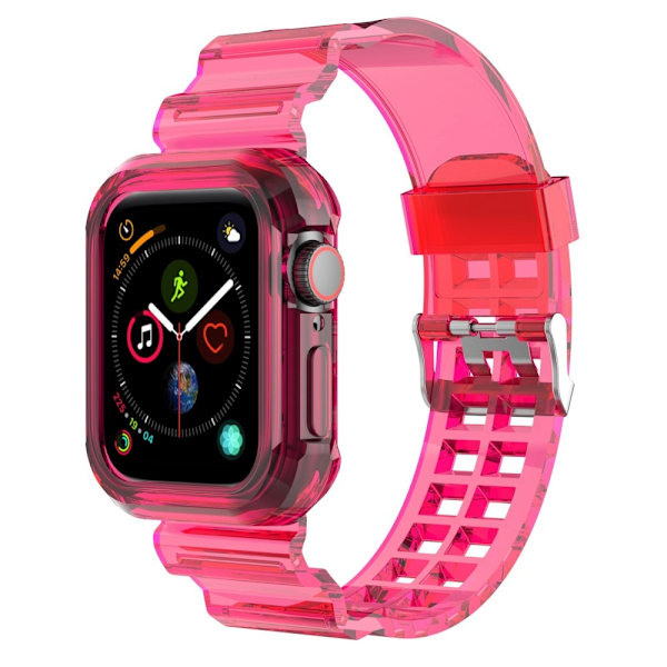 Apple Watch 38/40/41mm Kristall Skal/Armband Rosa