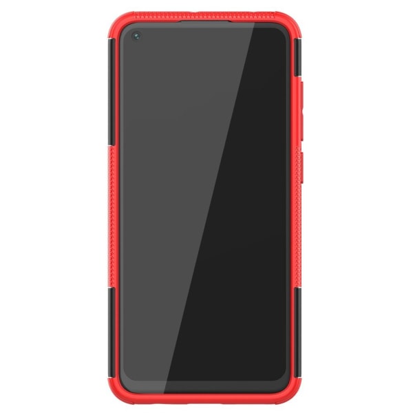 Xiaomi Redmi Note 9 - Ultimata Stöttåliga Skalet med Stöd - Röd Red Röd