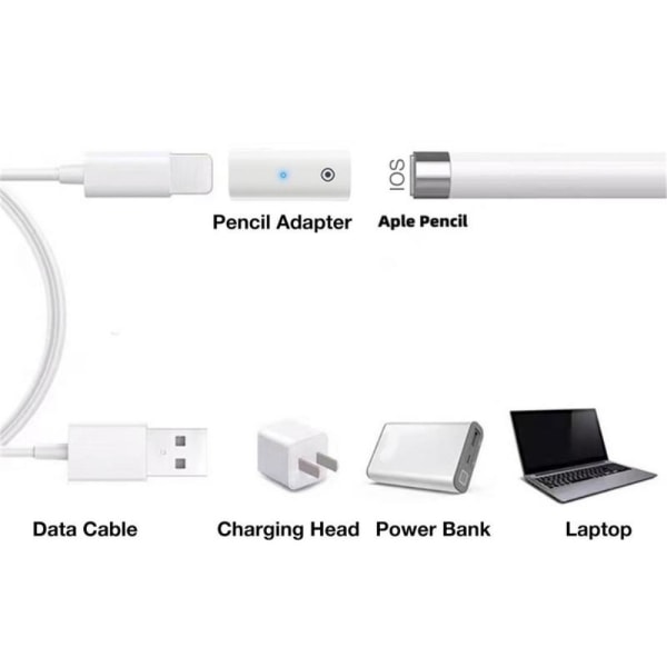 USB-C Hona - Lightning Hona Adapter För Apple Pencil 1st Gen
