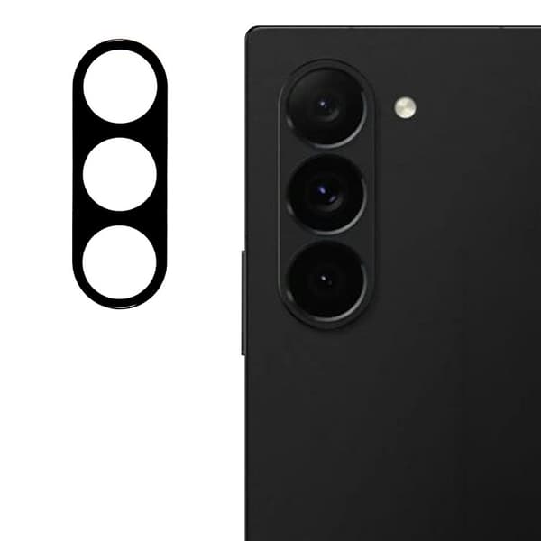 Samsung Galaxy Z Fold 7 Linsskydd Härdat Glas Svart