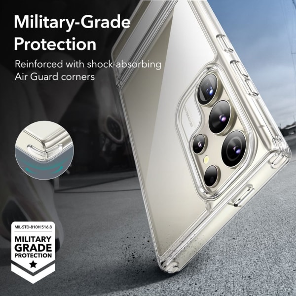 ESR Galaxy S24 Ultra Skal Air Shield Boost Kickstand Transparent