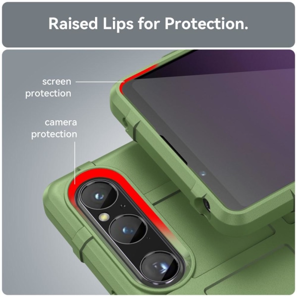 Sony Xperia 1 V Skal TPU Robust Grön