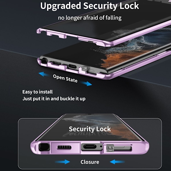 Samsung Galaxy S24 Plus 360° Shockproof Hybrid Skal Svart