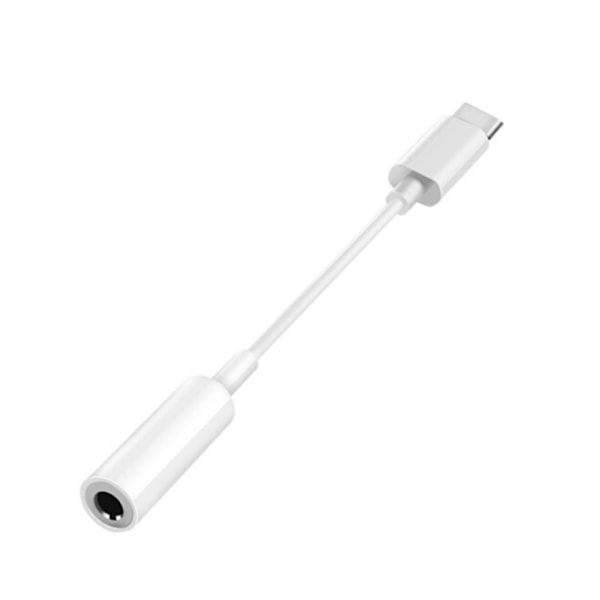 USB-C till AUX 3.5 mm adapter - Vit White Vit