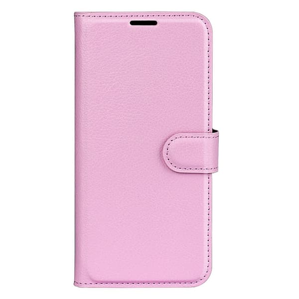 Honor Magic7 Lite Fodral Litchi Läder Ljus Rosa