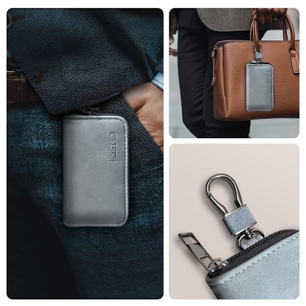 Tech-Protect RFID Signalblockerande Fodral Crayon Grey