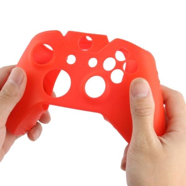 Silikonskal För Xbox One Handkontroll Röd