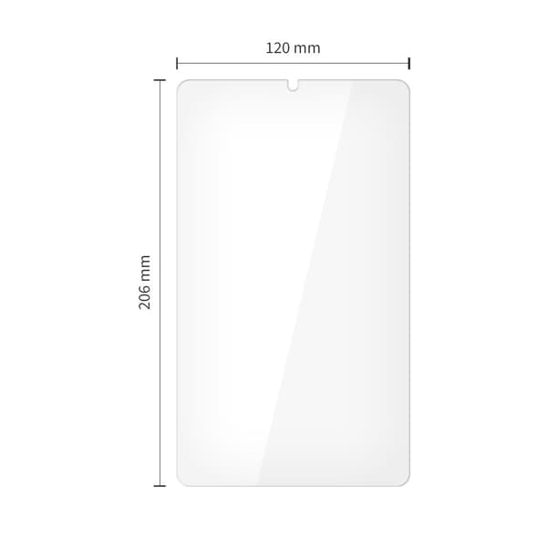 Tech-Protect Galaxy Tab A11 / A9 2-PACK Skärmskydd GlassFit+