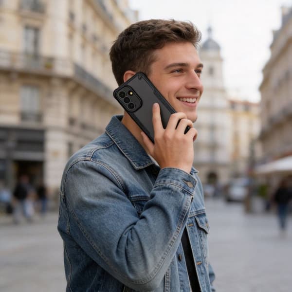 Tech-Protect Samsung Galaxy A57 5G Skal Rugged Shield Matt Svart