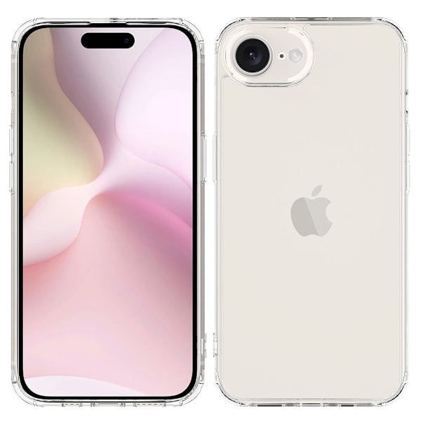 iPhone 16e Skal TPU / Akryl Transparent