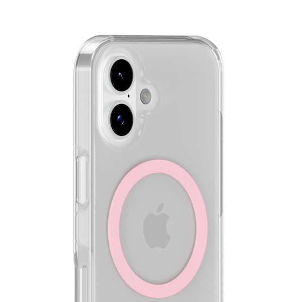 holdit iPhone 17 MagSafe Mobilskal Pink/Transparent