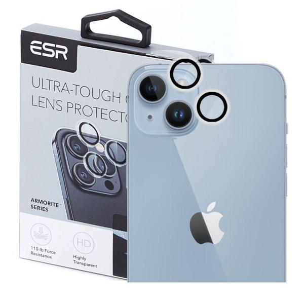 ESR iPhone 15 / 15 Plus Linsskydd Härdat Glas Transparent