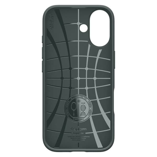 Spigen iPhone 17 Skal Liquid Air Abyss Green