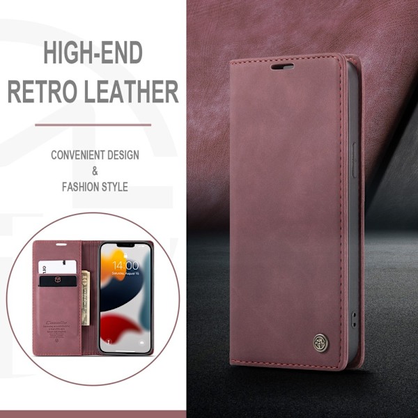iPhone 13 Pro Max - CASEME Retro Fodral - Röd