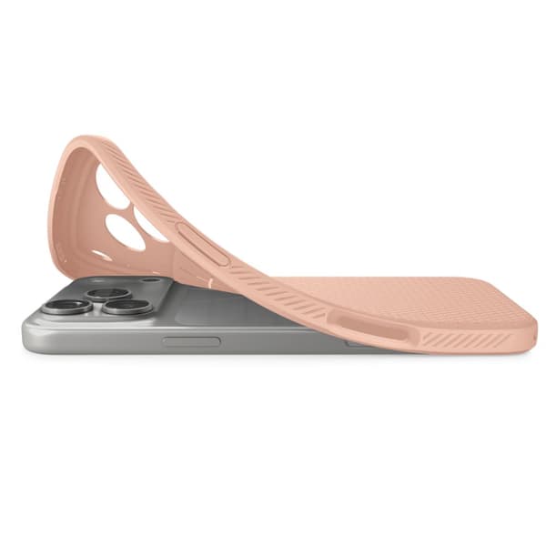 Spigen iPhone 18 Pro Max / 17 Pro Max Skal Liquid Air Rose Titanium