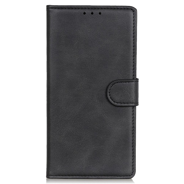 Samsung Galaxy S23 Plus Fodral Solid Läder Svart