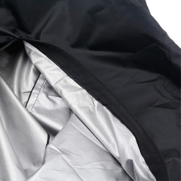 Grillöverdrag 420D Vattentätt 150x100x125 cm Svart