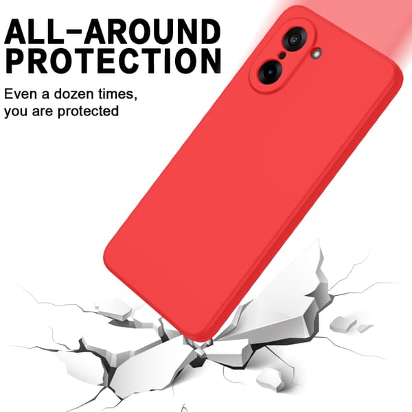 OnePlus Nord CE5 Skal Liquid Silikon Röd