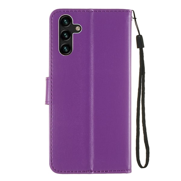 Samsung Galaxy S22 Plus Fodral Solid Läder Lila