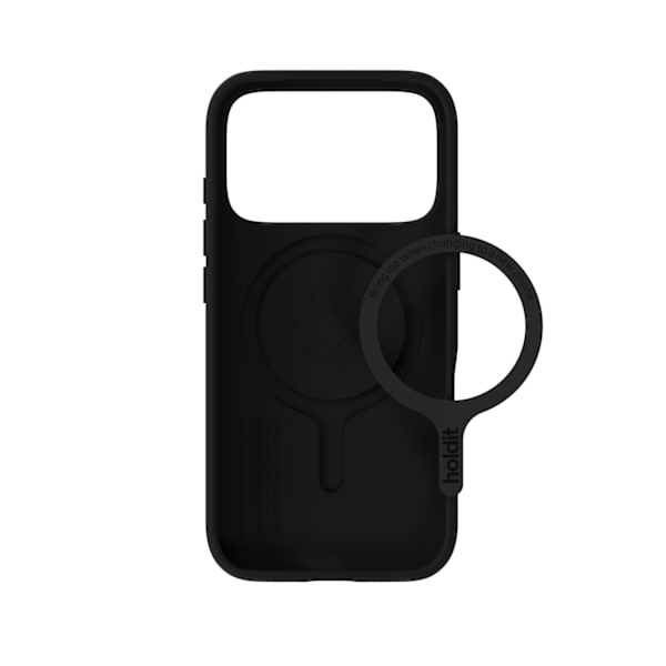 holdit iPhone 17 Pro Max Mobilskal Soft MagSafe Svart