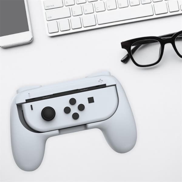 DOBE Nintendo Switch OLED Joy-Con Grepp Vit