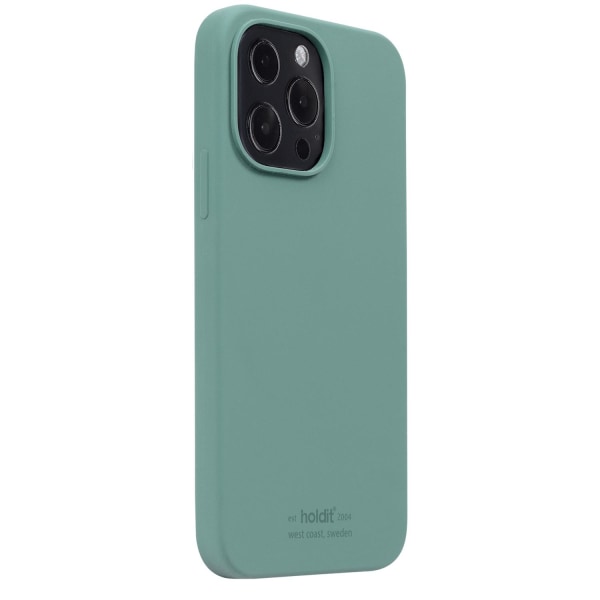 holdit iPhone 13 Pro - Mobilskal Silikon - Moss Green Moss Green