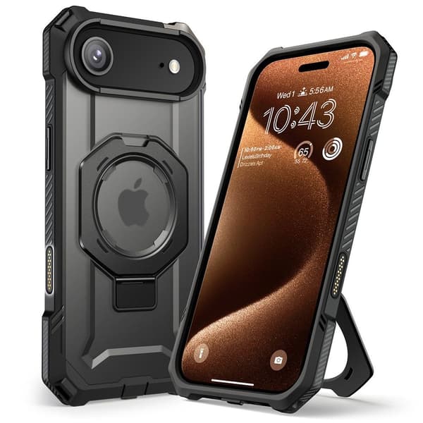 Supcase iPhone Air Skal MagSafe Unicorn Beetle Grip Svart