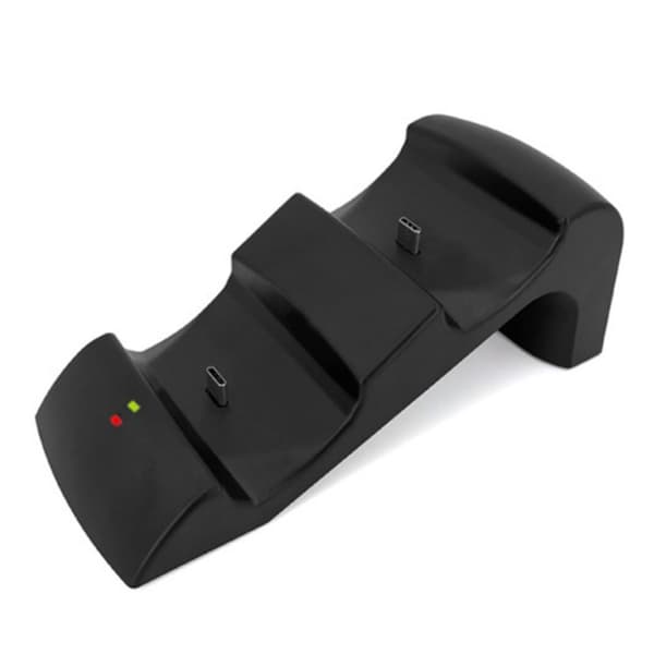 KJH Nintendo Switch Laddningsstativ För Dubbla Pro Handkontroller Svart