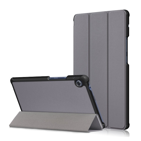 Huawei MatePad T8 - Tri-Fold Fodral - Grå Grey Grå