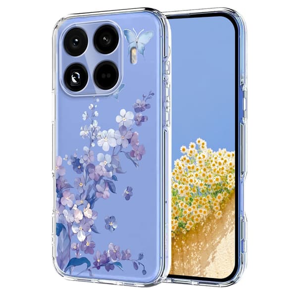 Xiaomi 15T Pro Skal Med Tryck Blommor