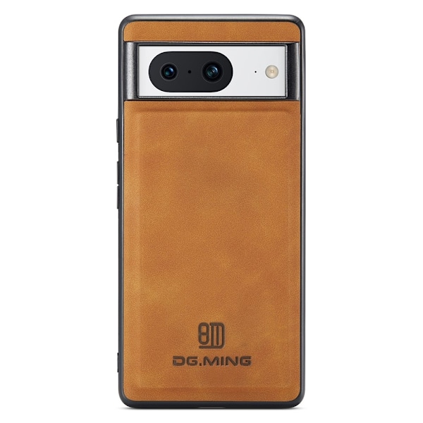 DG.MING Google Pixel 8 Skal Läderbelagt Brun