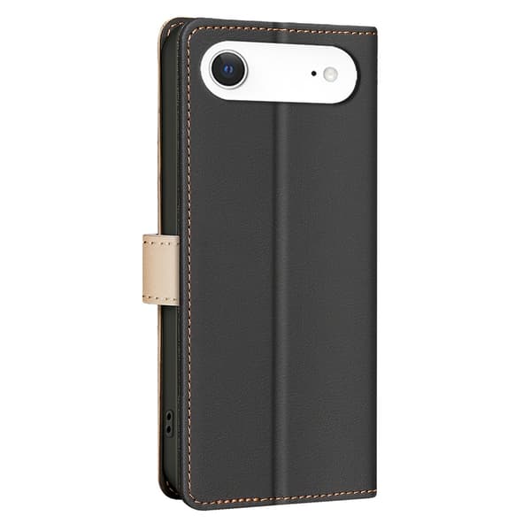 BINFEN iPhone Air Fodral RFID Splicing Color Svart