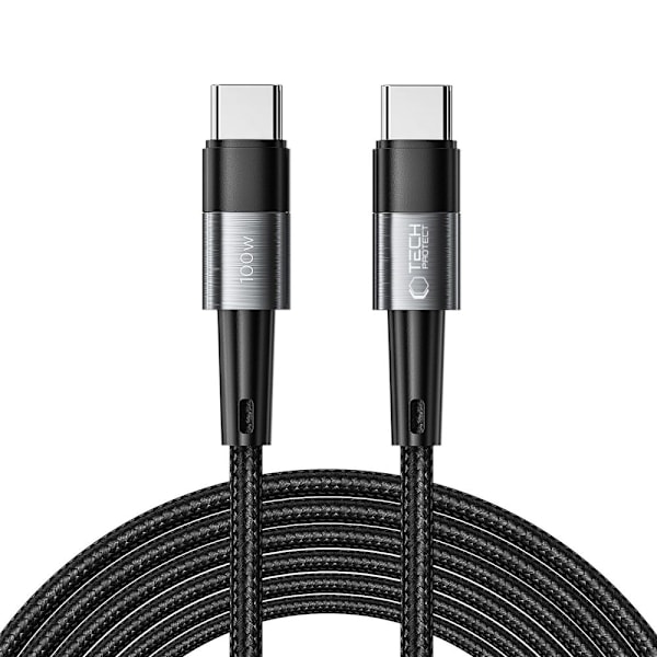Tech-Protect 3 m 100W/5A PD USB-C - USB-C Kabel UltraBoost Grå