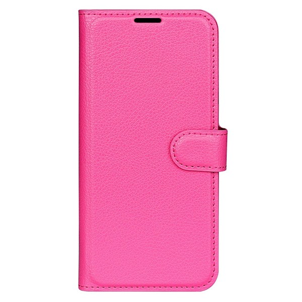Xiaomi Redmi Note 12 Pro 5G Fodral Litchi Läder Rosa