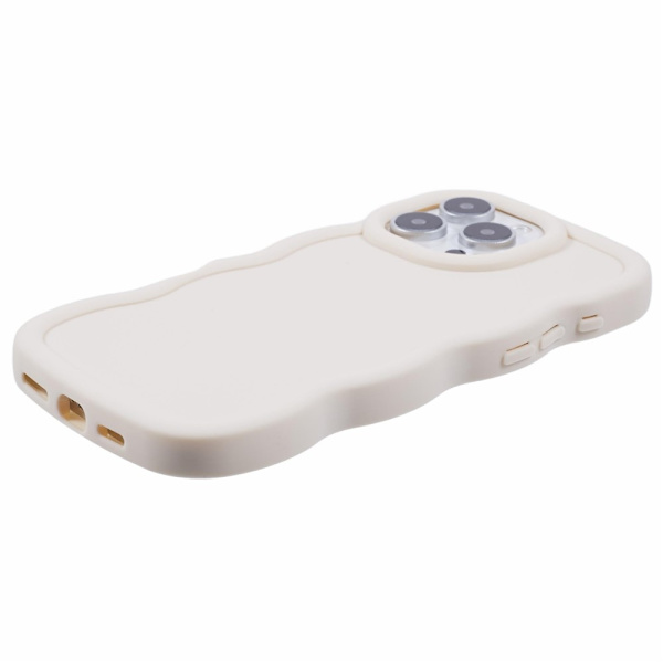 iPhone 16 Pro Mobilskal Wavy Off White