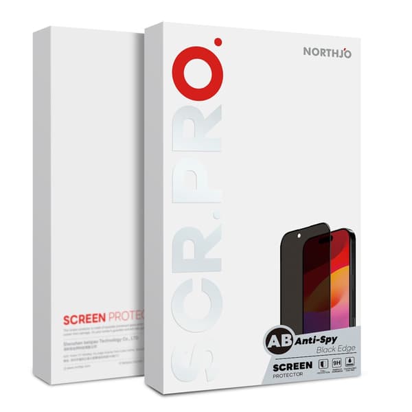 NORTHJO Galaxy S26 2-PACK Skärmskydd Heltäckande Härdat Glas