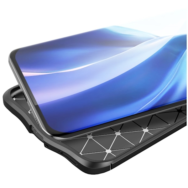 Xiaomi Mi 11 - Litchi Textur Skal - Svart Black Svart