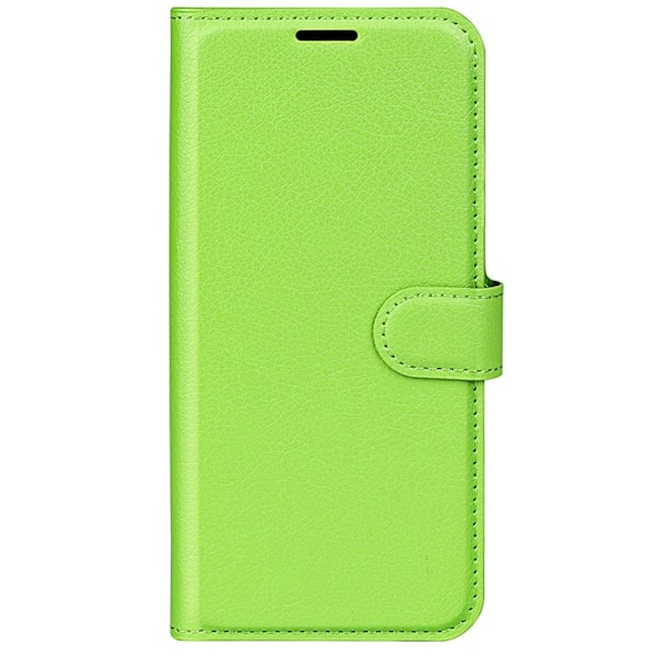 Sony Xperia 1 VI Fodral Litchi Läder Grön