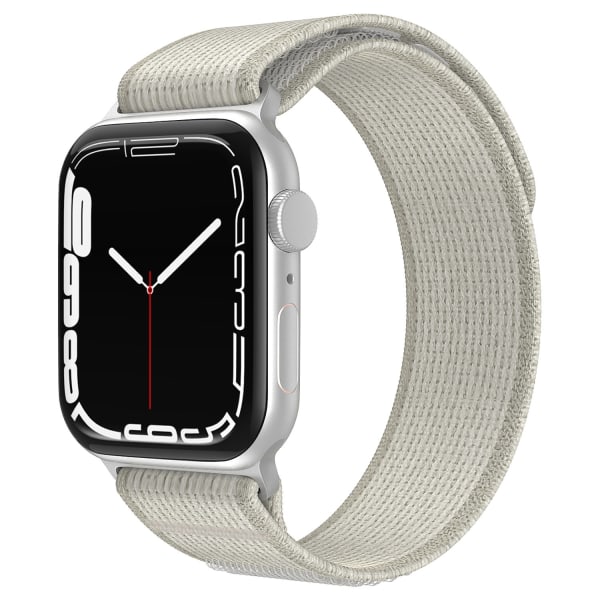 Apple Watch 38/40/41 mm Armband Nylon Trail Loop Ljus Grå