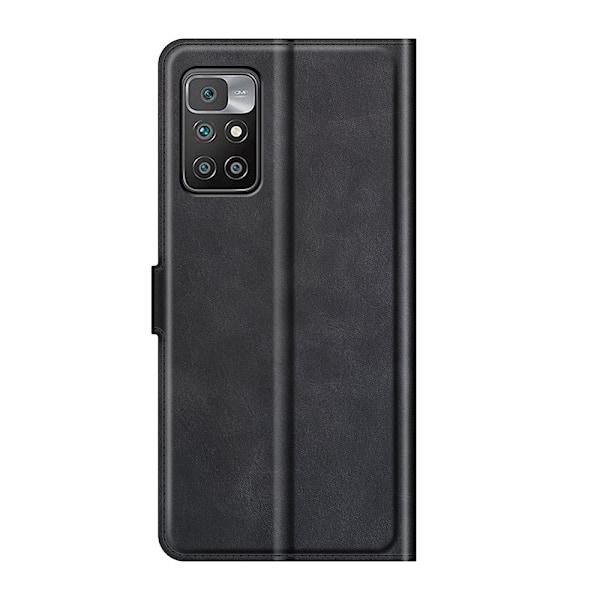 Xiaomi Redmi 10 Fodral Solid Läder Svart