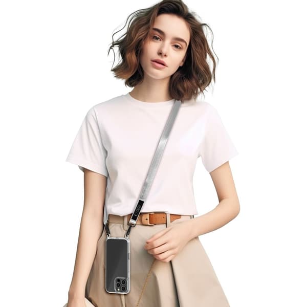 Tech-Protect Mobilhållare Cross Body Crayon Grey