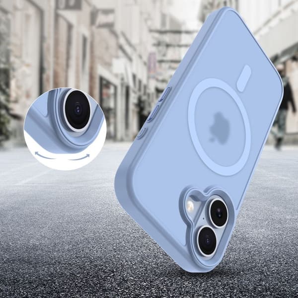 Tech-Protect iPhone 17 Skal MagSafe MagMat Mist Blue