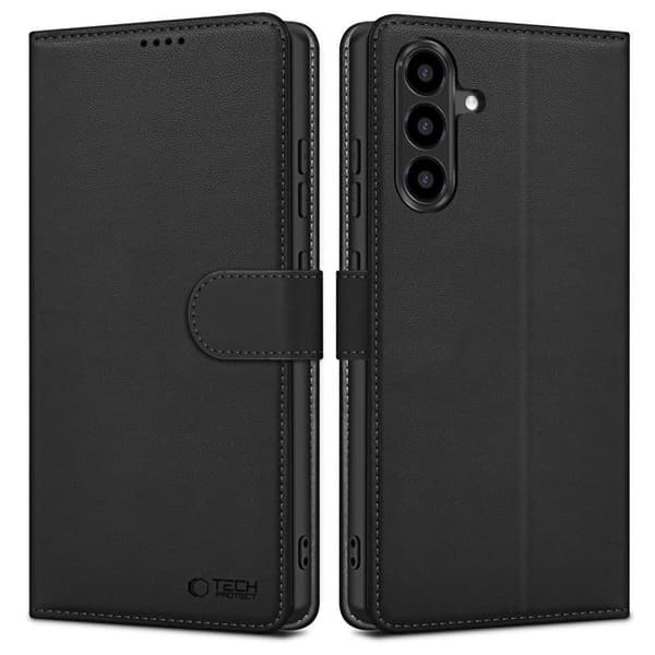 Tech-Protect Samsung Galaxy A27 5G Fodral Läder Svart