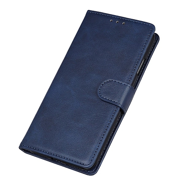 Xiaomi Redmi Note 11 4G Fodral Solid Läder Blå